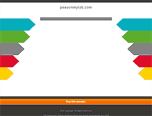 Tablet Screenshot of peasonmylab.com